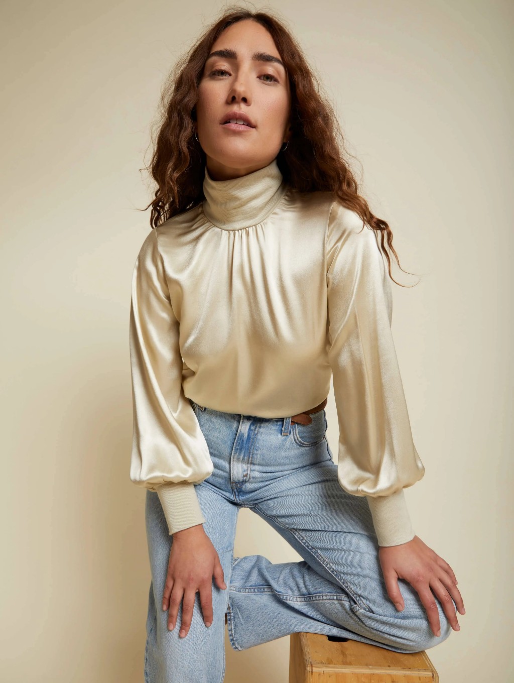 Nation Ltd Anne Feminine Turtleneck
